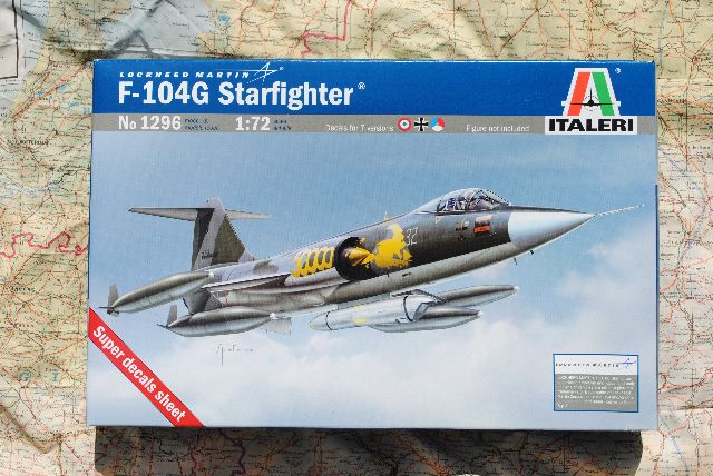 Italeri 1296  Lockheed  F-104G Starfighter     (Klu decals)